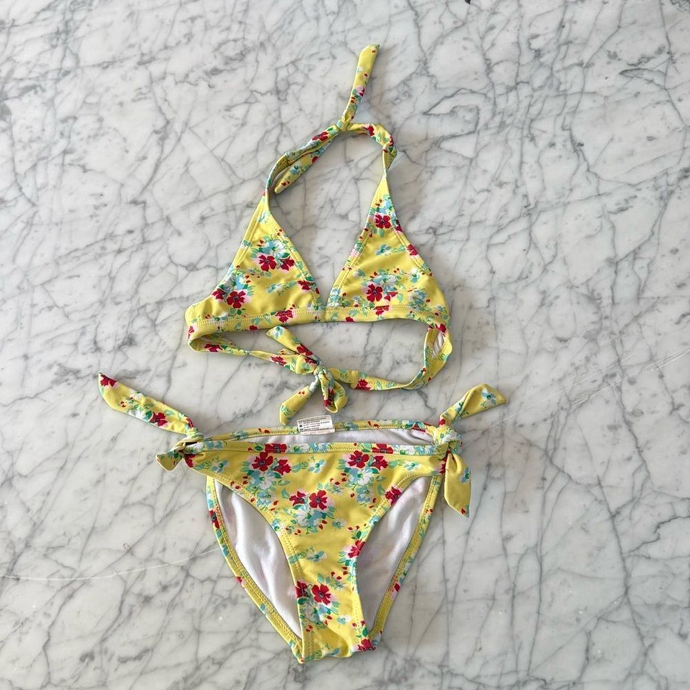 Snapper Rock Bikini floral Girls Sz 6Y